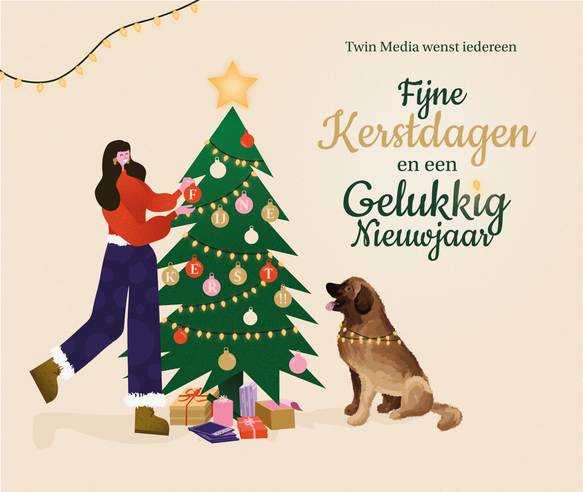 Kerstwensen Twin Media